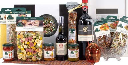 Gourmet Gifts and Gift Baskets for Italy