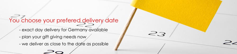 desired delivery date for European gift deliveries