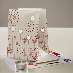 Z_19: Hearts  Paperbag Light  for magic moments