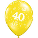 Z_27: Balloon,  40. Birthday, delivery not inflated