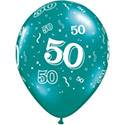 Z_28: Balloon,  50. Birthday, delivery not inflated