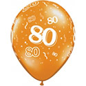 Z_31: Balloon,  80. Birthday, delivery not inflated