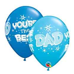 Z_324: 2 Balloons - Best Dad - not inflated