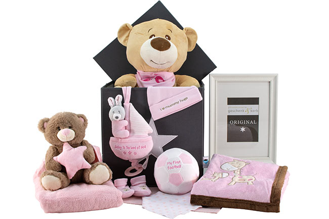 PRETTY IN PINK - BABY GIRL GIFT BASKET