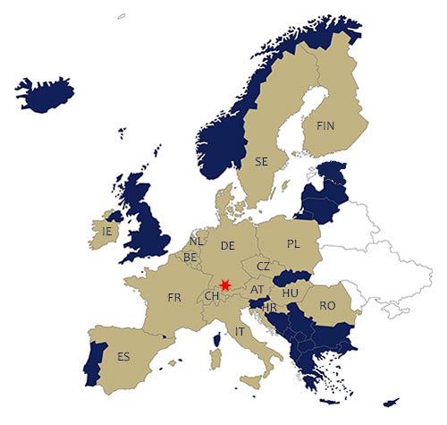 Gift Baskets Europe - location - where we are