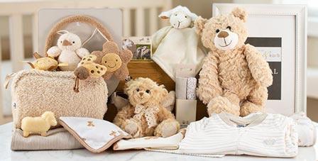 Send New Baby Gift Baskets and Hampers to Europe