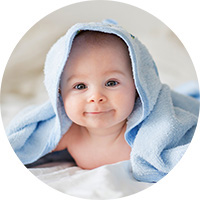 Adorable newborn baby boy gifts and hampers in blue