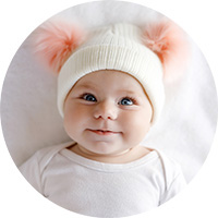 Beautiful baby girl gifts and hampers in pretty pink