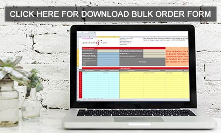 Corporate customer gift address form bulk