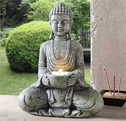 Z_14: Buddha Candle Holder - gift wrapped Z_14: Buddha Candle Holder - gift wrapped