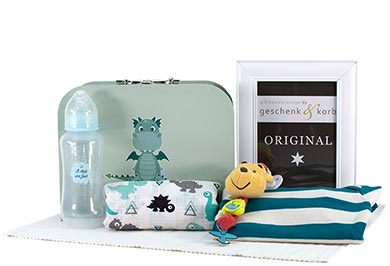 BABY GIFT BASKET - HIS FIRST JOURNEY