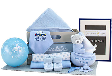 Petit Garcon Baby Gift Basket
