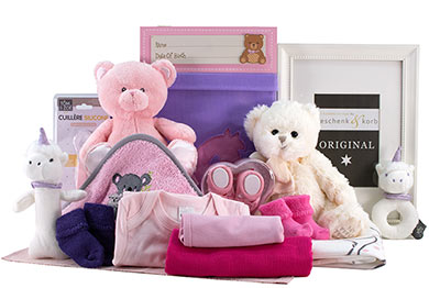 BABY GIFT BASKET - BABYs TEDDY DREAMS 