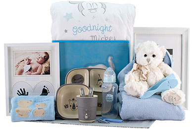 Cute BABY GIFT BASKET BIG BOY with Toy Box