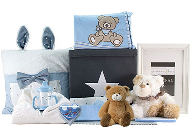 BABY BOY GIFT BASKET BUNDLE OF LOVE EUROPE