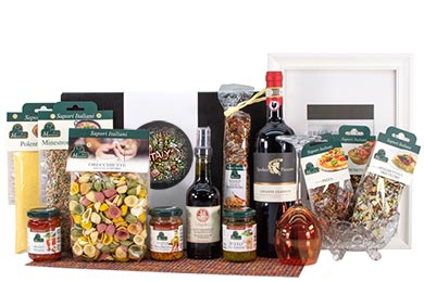 GIFT BASKET WITH DELICACIES - FESTA ITALIA 