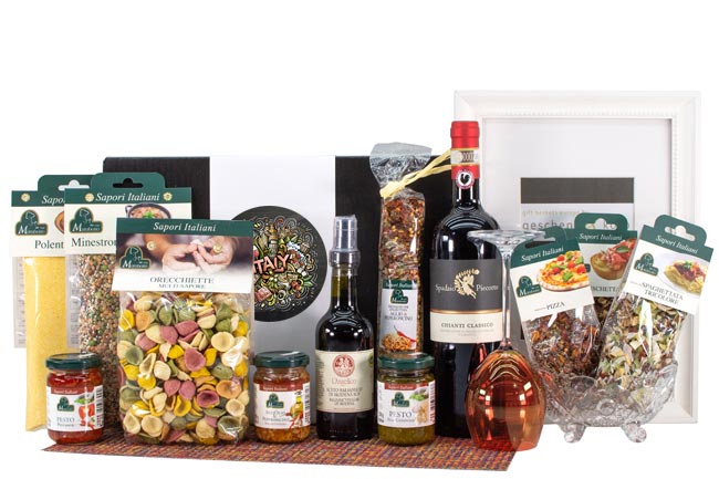 FESTA ITALIA GIFT BASKET WITH DELICACIES