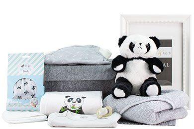 PANDA TREASURE-  BABY GIFT BASKET