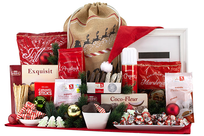 CHRISTMAS GIFT HO HO HO IN HESSIAN BAG