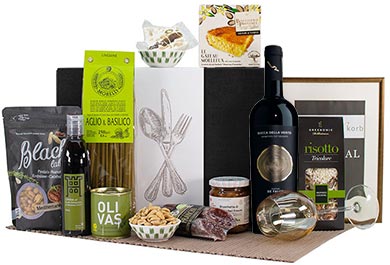 Culinary Gift Basket Italy TOSKANA Gifts to Europe