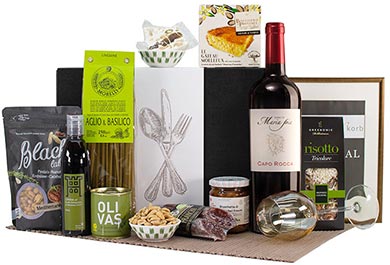 Culinary Gift Basket Italy TOSKANA Gifts to Europe
