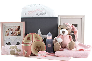 BABY GIFT BASKET FOR GIRLS SLEEPY BABY 