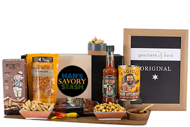 GIFT BOX FOR MEN - MANS SAVORY STASH