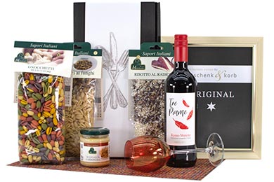 ITALY GIFT BOX WINE & FOOD MANGIAMO 