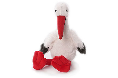 Baby Gift Stork cute Plush Toy for Newborns