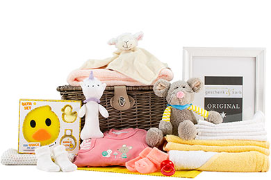 BABY GIFT BASKET FOR GIRLS - SUNSHINE 