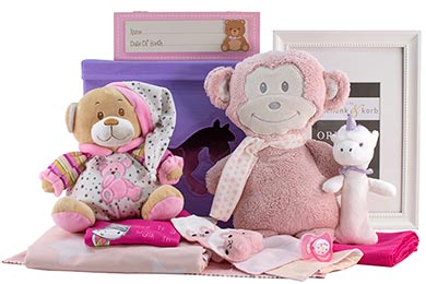 BABY GIFT BASKET FOR GIRL - PLAYGROUND 