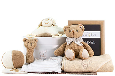 BABY GIFT BASKET - TEDDY FASCINATION