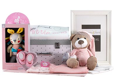 BABY GIRL GIFT BASKET VERY SPECIAL for EU