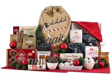 ALCOHOL FREE CHRISTMAS GIFT in HESSIAN BAG