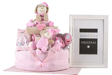WELCOME - DIAPER CAKE FOR GIRLS