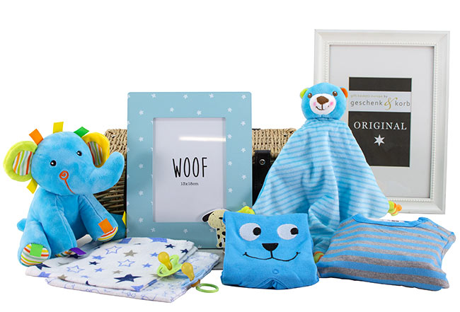 WOOF - BABY GIFT BASKET FOR BOYS